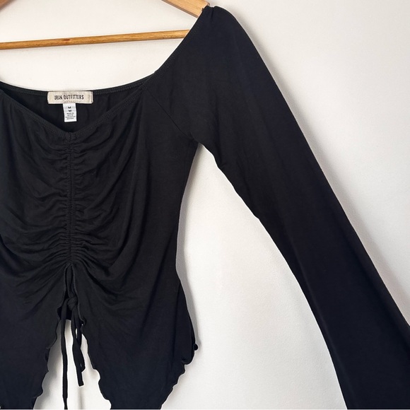 Urban Outfitters Cinched Ruched Cropped Top Medium A48 - Picture 14 of 16